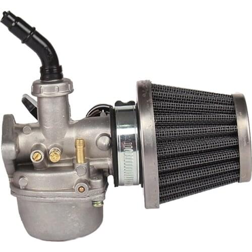 PZ19 19mm Motorcycle Carburetor With Air Filter For 50cc 70cc 90cc 110cc 125cc ATV Scooter Dirt Pit Bike Off Road Race