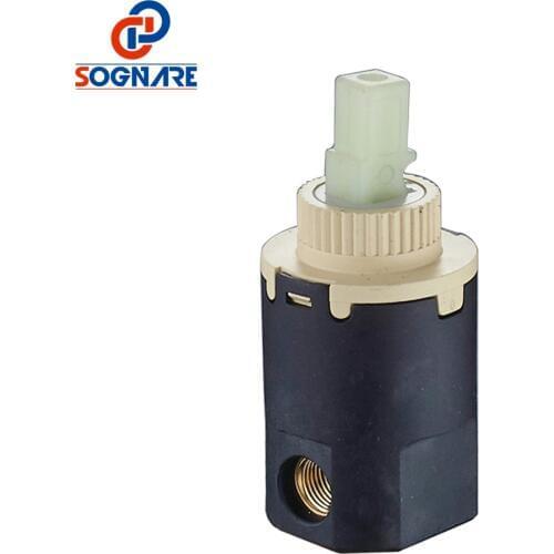 SOGNARE Ceramic Disc Faucet Cartridge with Distributor with Filter Faucet Valve Replace Bathroom Basin Tap Ceramic Cartridge D53