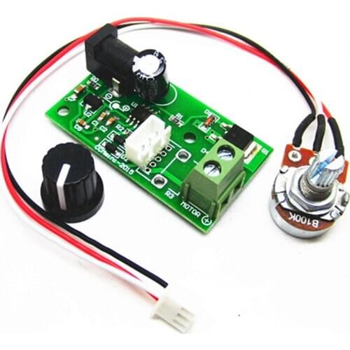 Micro PWM DC motor speed controller 6V12V24V general 3A small speed control board with potentiometer