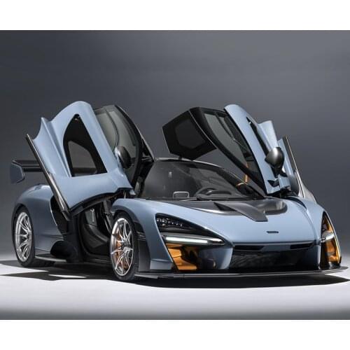 2021 New 1:32 McLaren Senna Simulation Alloy Model Metal Vehicle Sound And Light Pull Back Toys Car Toys Gifts For Childrens