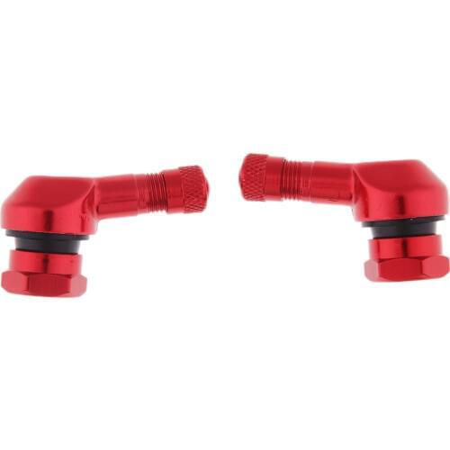 Motorcycle CNC Aluminum 11.3mm Tire/Wheel Stem Valve 90 Degree Angled