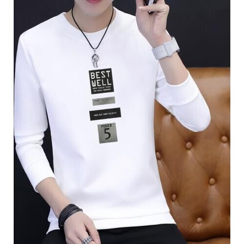 Bormandick mens Three quarter sleeve men Tops Tees 2017 spring Fashion Autumn and Casual T-Shirt printing LTW771 19