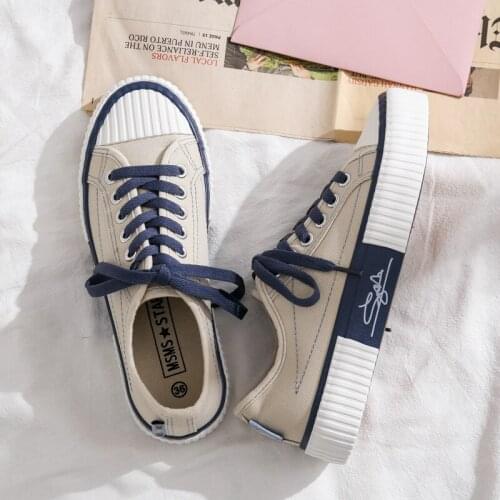 New Men Casual Shoes Trend Canvas Men Shoes Fashion Flats Shoes All-match Breathable Lace-Up Couple Shoes