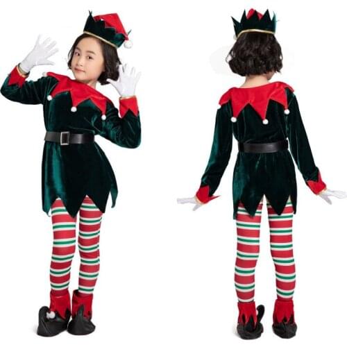 Children Christmas Tree Dress up Clothes Christmas Eve Kindergarten Parent-Child Activities Performance Clothing