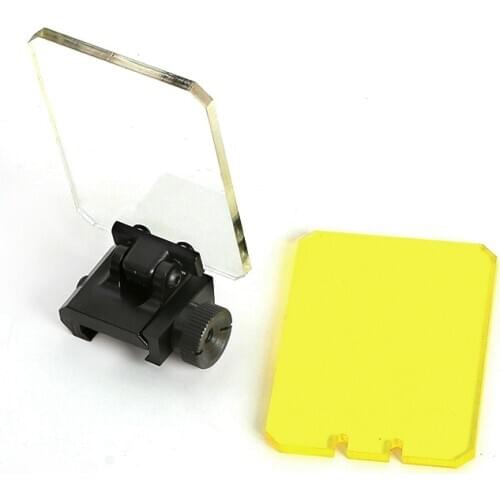 Hunting Airsoft RiflescopesTransparent Bulletproof Foldable Lens Protector Red Green Dot Sight Tactical Scope Protector Shield