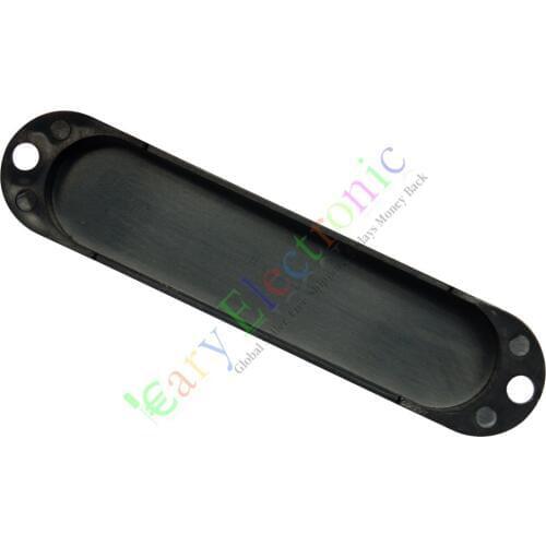 Wholesale and retail 5pc Black Single Coil Closed Bass Jazz Pickup cover For Guitar bridge Parts free shipping