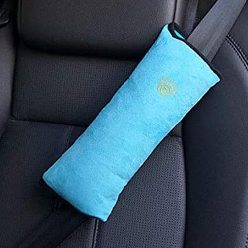 Adjustable Safety Strap Pillow Shoulder Protection Car Seat Belts Headrest Micro-suede Fabric Cushion Neck Pillow