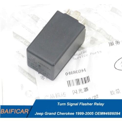 Baificar Brand New Genuine Turn Signal Flasher Relay 4686094 For Jeep Grand Cherokee 1999-2005