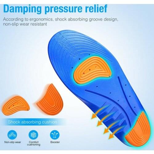 Sports Cushioning Insole Orthopedic Insole Orthopedic Arch Support Insoles Men and Women Shoe Pad Sports Insert Sneaker Cushion