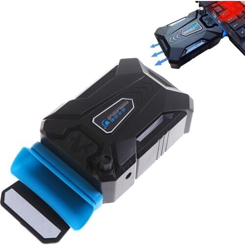 Portable Laptop Cooler USB Air External Extracting Cooling Fan For Laptop Speed Adjustable For 14 15.6 Inch