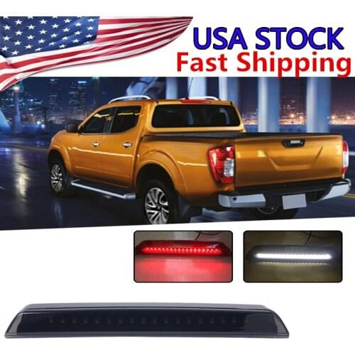 FOR 05-15 FRONTIER/TITAN SMOKE HOUSING REAR 3RD/THIRD BRAKE/STOP RED LED LIGHT FOR NISSAN TITAN A60 Tail light