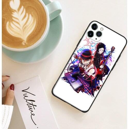 Bungo stray dogs Nakahara Chuuya anime silicone Phone Case FOR iPhone Se 6 6s 7 8 Plus X Xr Xs 11 12 Mini Pro Max Glass Cover