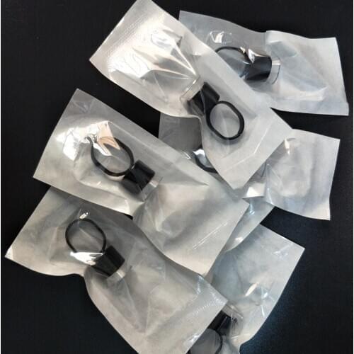 100pcs Disposable Tattoo Ink Cap Ring Pigment Cup Holder With Sponge Kits Tattoo Accessories Supply Clean Individual Package