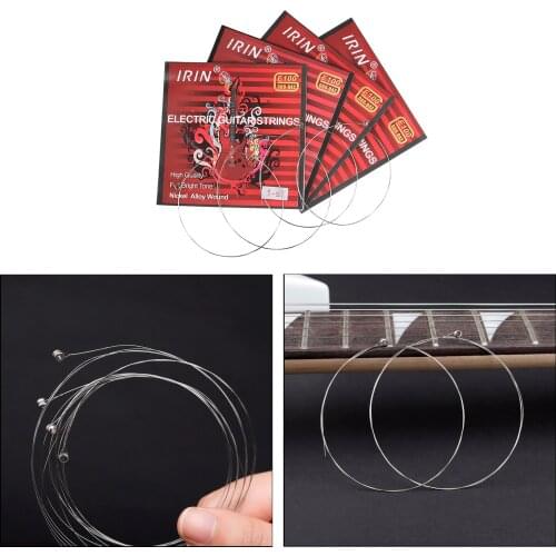 100 Pieces Electric Guitar Professional Stainless Steel Nickel Alloy Wound String E-1 Repair Accessories Parts