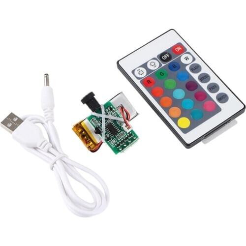16 Colors LED Moon Lamp Board Remote Control Light Source Night 3D Printer Parts 667F