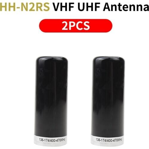 2x HH-N2RS Dual Band Antenna for Car Mobile Radio UHF VHF 400-470 136-174MHZ NMO Antenna