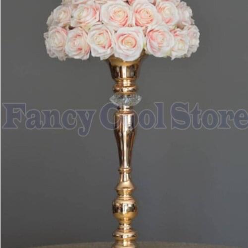 48cm Tall wedding party road lead Table centerpiece Wedding flower vase wedding decoration