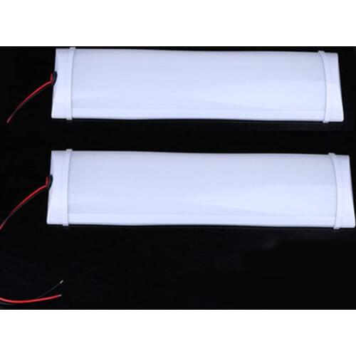 1pc 12/24V Universal Auto Interior Night Bulb Trunk White Roof Reading Light 10W 72 LED Car Ceiling Lamp Light Tube With Switch