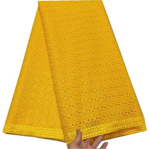 African Polish Lace Fabric 2021 High Quality Stones Swiss Voile Lace In Switzerland French 100%Cotton Lace Nigeria Men t20-25