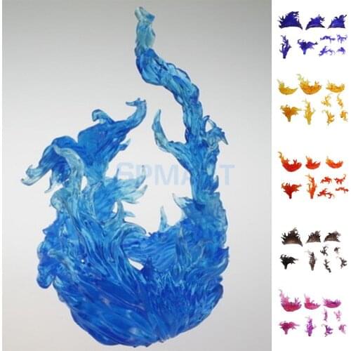 DIY Burning Flame Effect Action Figure Display Stand Support Holder for Gundam Bandai Saint Seiya