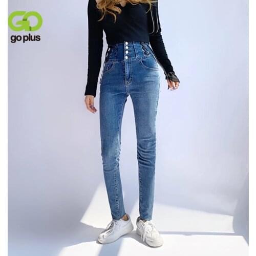 Женские зауженные джинсы GOPLUS China At AliExpress