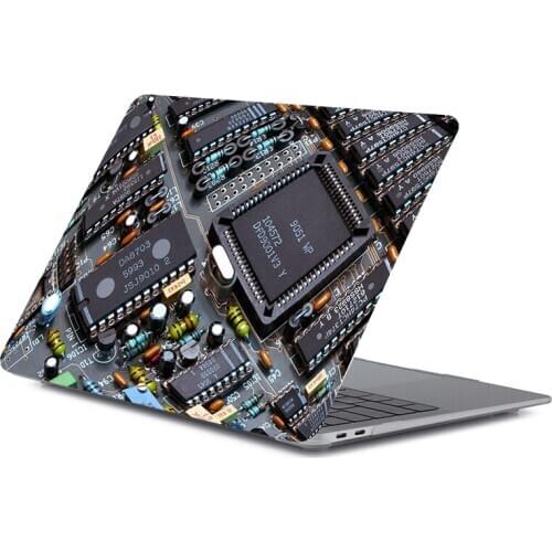 Ic hardware Pattern Laptop Case For Apple MacBook Pro Retina Air 12 13.3 15inch,for new Air/ Pro A1932 A2159 Cover shell