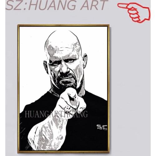 Handsome Man Free Shipping handmade David Beckham popular art oil painting Wall art pictures painted for bedroom Home Decor