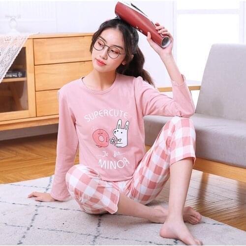 Girls Boys Sleepwear Teenagers Girl Pajamas Nightwear Summer Cotton Childrens Clothing Sets Cartoon Pyjamas for Kids Clothes