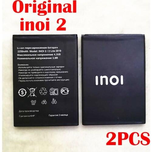 Inoi2 Original 2PCS 2200mAh Battery For INOI 2 Lite INOI2 Lite Phone Newly Production High Quality Battery+Tracking Number