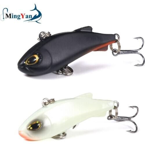 1pcs Sinking Mini VIB Fishing Lure 4cm 4g Vibration Artificial Baits Winter Ice Fishing Wobblers Bass Crankbait Fishing Tackle