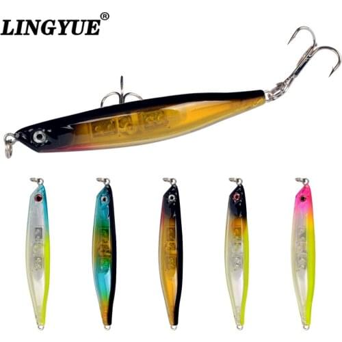 9cm/7.7g 1pcs Fishing Lures 5 Colors Minnow Lure High Quality Bass Crankbait Wobbler Fishing Tackle with Treble Hooks Tackle
