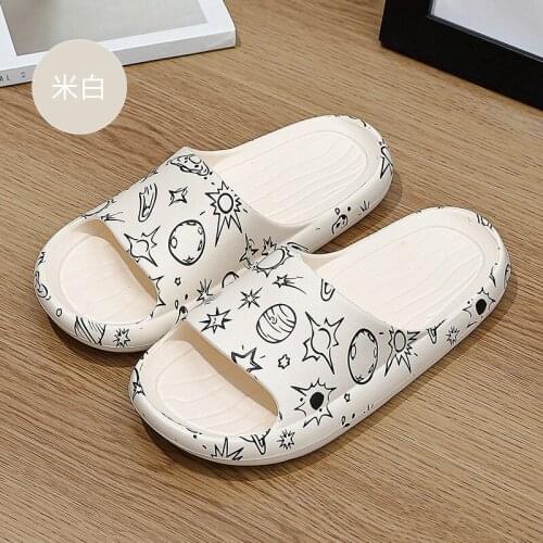 Ladies' New Slippers for Summer Outdoor Wear Thick-soled Bathing Non-slip Deodorant Indoor Home Sandals and Slippers