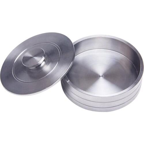 Watchmakers Oil & Grease Cup Holder Container Jar, All Steel Round Jar with Lid, 7.8cm Watch Parts Storage Container Jar