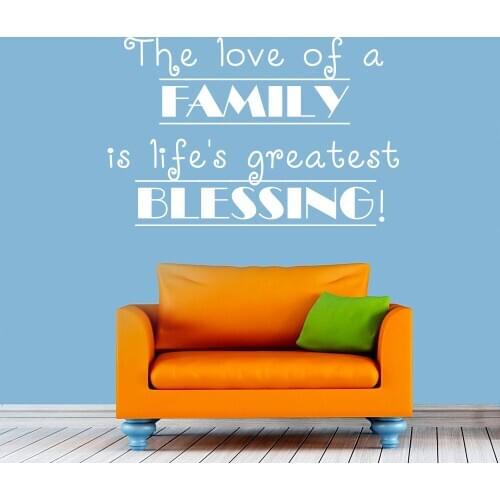 The Love Of A Family Wall Sticker Home Decor Art Vinyl Removable DIY Living Room Bedroom Wall Murals Decoration
