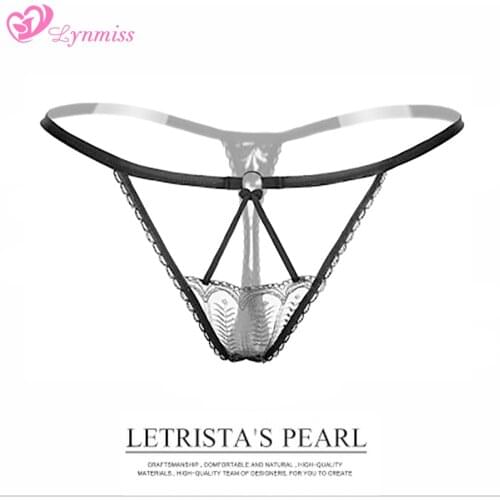 Lynmiss Sexy Thongs Women Lingerie Hot Lace Erotic Lingerie G-string Underwear Women Erotic Panties Sexy Thongs Panties Briefs