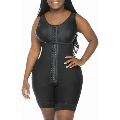 High Compression Garment With Hook And Eye Closure Adjustable Bra Double For Womeen Waist Trainer