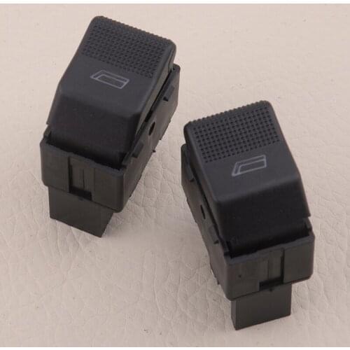 2Pcs/Set MA1541 Car Power Window Switch Button 5 Pin Fit For VW Polo Lupo Hatchback Seat Cordoba Saloon Ibiza 1999 2000 2001
