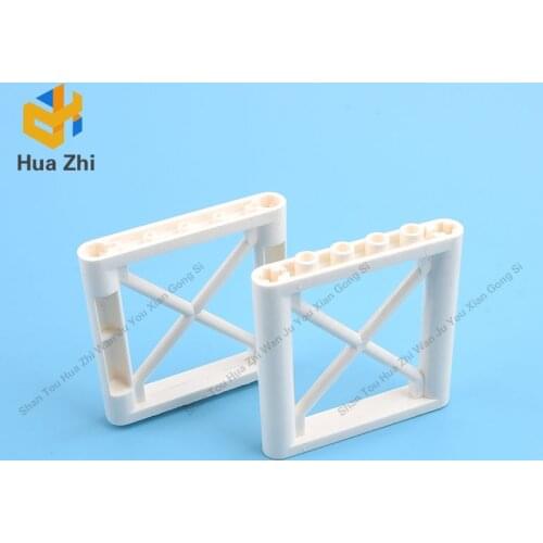 Building Blocks Parts 64448 4PCS Support 1 x 6 x 5 Girder Rectangular LEGOING MOCS Education