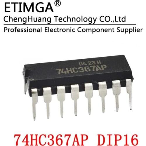 5pcs/lot 74HC367AP 74HC367 DIP-16 Hexadecimal Buffer Driver Installation