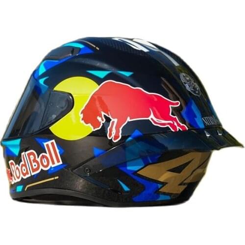 Free Shipping Full Face Motorcycle Helmet Men And Women Black Visor Wing Helmet Capacete Casque Helmet Abs Material