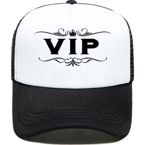 VIP Printing Baseball Cap Funny Casual Men Women Parent-child Hats Mesh Visor Outdoor Sun Hat Adjustable Caps