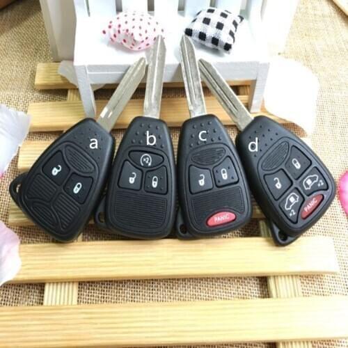 DAKATU 2/3/5 Button Remote Car Key Shell Case For Chrysler 300 Aspen Dodge Dakota Durango For Jeep Grand Cherokee Commander