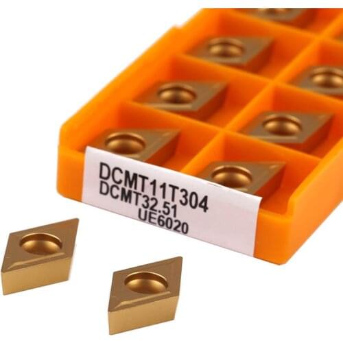 DCMT 11T304 US735 UE6020 VP15TF High quality Turning inserts CNC machine tool Carbide blade Internal turning tool Cutting insert