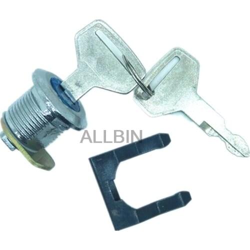 For Kobelco 60/120/200/250/260/350-3-5-6E-8 Excavator Side door lock cylinder Side door toolbox lock core Excavator Accessories