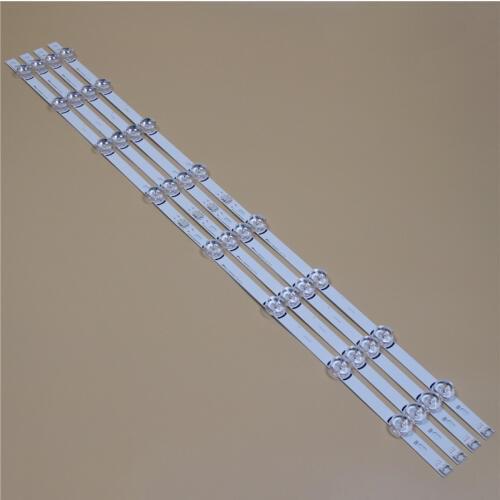 For LG 42“ TV LED Light Bars For LG 42LY310C 42LY320C 42LY330C 42LY331C -ZA CA LED Backlight Strips Kit 8 LED Lamps Lens 8 Bands