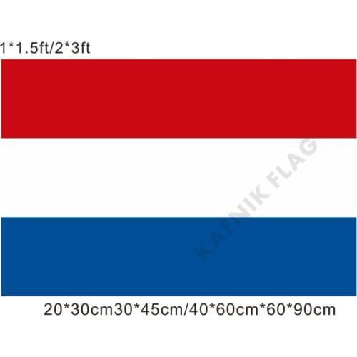 KAFNIK,free shipping 20*30cm/30*45cm/40*60cm/60*90cm small flags Netherlands Flag for Countries World Event Decorative Flags