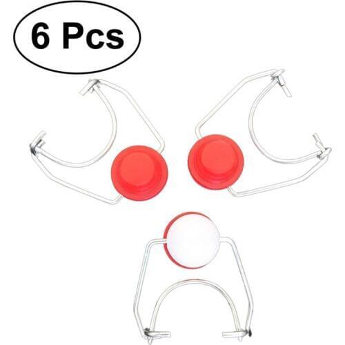 6PCS Stainless Steel Seal Caps Replacement Caps for Kitchen Secure Swing Glass Beer Bottles