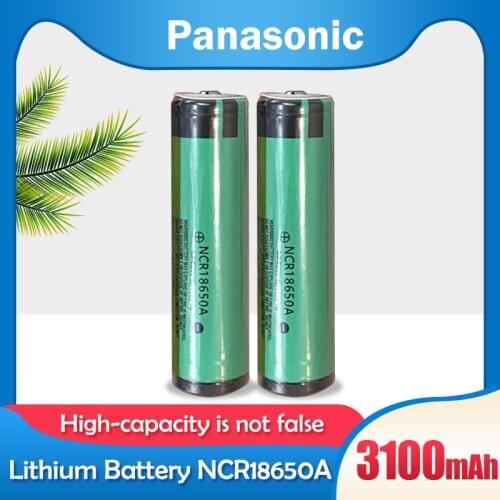 1-10PCS Original Panasonic NCR18650A 3100mah 3.7V 18650 Lithium Rechargeable Battery With Protection Board For Flashlight