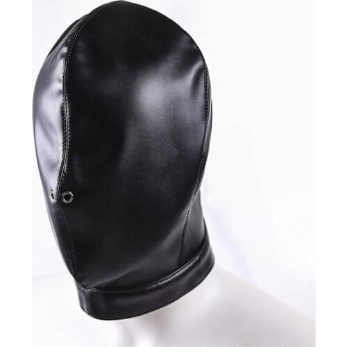 Sex Head Mask Erotic Toys Fully Enclosed Hood Mask Cosplay SM Bondage Adult Games Sex Toys for Couple