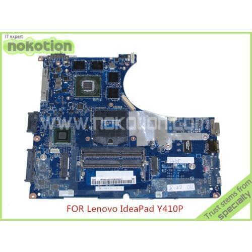 NOKOTION Mainboard VIQY0 NM-A031 Rev 1.0 11S90003628 For lenovo ideapad Y410P 14'' Laptop motherboard GeForce GT755M 2GB